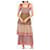 Zimmermann Maxikleid mit Rüschen Pink Mehrfarben Beige Gelb - Ansicht 10