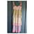 Zimmermann Maxikleid mit Rüschen Pink Mehrfarben Beige Gelb - Ansicht 6
