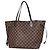 Borsa Tote Louis Vuitton Neverfull MM Marrone