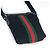Gucci Schultertasche Sherry Line Web Canvas Schwarz - Ansicht 2