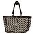 Borsa Tote Gucci in tela marrone