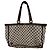 Borsa Tote Gucci in tela marrone - vista 2