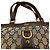 Borsa Tote Gucci in tela marrone - vista 4