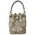 Borsa a tracolla Louis Vuitton Monogram Empreinte Nano Noe Beige