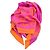 Sciarpa Chanel Coco Mark Quadrifoglio in Rosa - vista 3