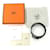 Hermès Hermes Be Api Double Tour Leather Bracelet Navy blue  - view 2