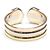 Anello Cartier 2C in oro tricolore D'oro - vista 3