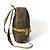Fendi Brown Canvas Backpack - view 5