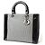 Borsa Christian Dior Dior Lady Canvas Patent Nero