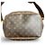 Louis Vuitton Reporter PM Castaño Dorado - vista 3