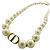 Collana Christian Dior 30 Montaigne N1116MTGRS Bianco D'oro - vista 3