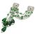 Spilla a Ago Chanel ABH851 Argento Verde - vista 2