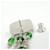 Spilla a Ago Chanel ABH851 Argento Verde - vista 3