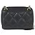 Monedero Chanel de piel de becerro granulada negra Negro - vista 2