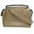 Borsa Convertible Fendi DotCom in Pelle Medium Beige - vista 2
