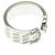 Cartier 2C de cartier 18K white Gold Argento - vista 5