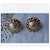 Orecchini a clip Chanel vintage Bianco D'oro  - vista 2