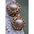 Orecchini a clip Chanel vintage Bianco D'oro  - vista 3