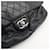 Bolso de solapa Chanel de piel de cordero acolchada negra Negro  - vista 7