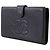 Cartera larga Chanel Coco Mark en piel de becerro granulada negra Negro - vista 2