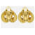 Orecchini a clip Chanel Coco Mark D'oro  - vista 3