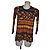 Jersey Missoni de manga larga con estampado geométrico Multicolor Verde Naranja Amarillo
