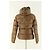 Plumífero Moncler con piel caqui - vista 4