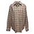 Beige & Multicolor Burberry Nova Check Button-Up Shirt Größe US XL