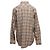 Beige & Multicolor Burberry Nova Check Button-Up Shirt Größe US XL - Ansicht 4