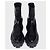 Prada Black Glossy Leather Ankle Boots - EU 39 Pre-owned - view 2