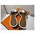 Hermès Oasis Mules Sandali in pelle bianca tg 37.5 Marrone Bianco - vista 6