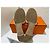 Hermès Oasis Mules Sandali in pelle bianca tg 37.5 Marrone Bianco - vista 9