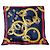 Foulard di seta Must de Cartier Bianco Rosso Blu D'oro