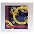 Foulard di seta Must de Cartier Bianco Rosso Blu D'oro - vista 6