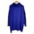 Autre Marque DF STUDIO Strick-Poncho Pullover Blau