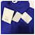 Autre Marque DF STUDIO Strick-Poncho Pullover Blau - Ansicht 4