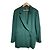 Autre Marque Chaqueta cruzada Leilian 100% Cashmere Verde