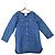 Autre Marque REDYAZEL Denim Quilted Coat Blue
