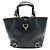 Borsa tote Gucci Abbey in pelle e tela blu navy