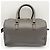 Borsa Boston Saint Laurent in pelle e camoscio grigio Marrone - vista 2