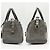 Borsa Boston Saint Laurent in pelle e camoscio grigio Marrone - vista 4