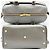 Borsa Boston Saint Laurent in pelle e camoscio grigio Marrone - vista 5