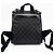 Zaino Gucci nero in tela GG e nylon - vista 3