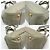 Borsa a tracolla in pelle Prada BN2245 in Grayish Grigio - vista 12