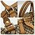 Borsa a tracolla Gucci Diamante Sukey da donna Marrone - vista 8