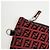 Fendi Zucchino Tote Bag 8BH056 Schwarz Rot - Ansicht 14