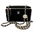Borsa a tracolla Vanity in pelle nera matelassé Chanel Nero