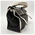 Borsa a mano Yves Saint Laurent Muse Nero Bianco - vista 3