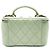 Borsa Vanity Chanel Matelassé Verde chiaro - vista 5