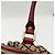 Borsa a tracolla Gucci Diamante Sukey Rosso Beige - vista 12